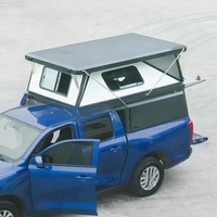 Pièces de modification tout-terrain 4x4 économiques pour pick-up Ford F-250 Super Duty, pliables, en aluminium, à coque rigide, étanches, pour 2 personnes