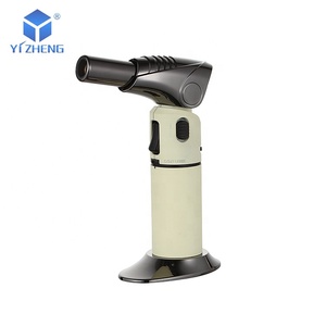 Testa girevole professionale ricaricabile da Chef cucina culinaria butano Gas soffiatore torcia butano bruciatura sigaro accendisigari torcia - Product Image 2