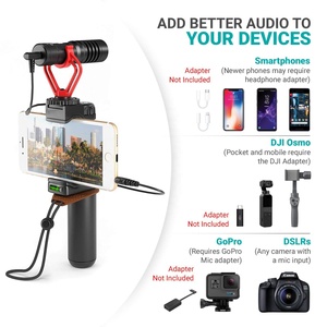 Hot Selling Shotgun Mikrofon <strong>Microphone</strong> <strong>for</strong> Phone <strong>Camera</strong> Video Recording - Product Image 2