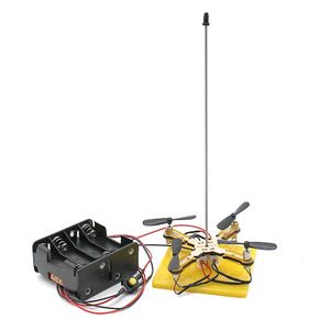 Kit de drone en bois éducatif DIY OKYN-G5654 pour débutants, jouet d'apprentissage STEM - Product Image 2