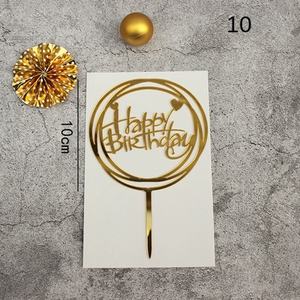 Décorations de gâteaux en acrylique de style chinois, vente directe d'usine, lot de 10, tendance sur les réseaux sociaux, pour anniversaire - Product Image 6