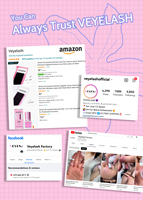 Veyes Inc. – Extensions de cils synthétiques très doux en cachemire VEYESINC, extensions de cils Easy Fan, extensions de cils en vison de Sibérie pour la vente en gros