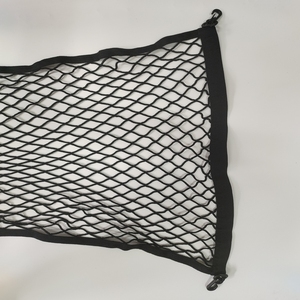 Red de Malla Elástica Negra de PP para Equipaje de Coche con Adhesivo, 60x90cm, Organizador de Maletero con 12+ Compartimentos - Product Image 6