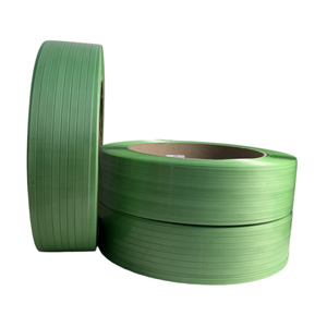 สายรัด PET สีเขียว สายรัดโพลีเอสเตอร์แรงดึงสูง สำหรับบรรจุภัณฑ์พาเลทบรรทุกหนัก เครื่องรัดอัตโนมัติ - Product Image 1