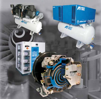 Tête de compresseur d'air Atlas Copco Atsl-165c 8 bar 405L/min 2236050200 Fabriqué au Japon