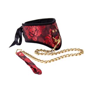 BDSM kırmızı <span class=keywords><strong>Vintage</strong></span> çekiş zinciri yaka boyun yüzük çift flört oyna seks oyuncakları - Product Image 2