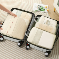 Magic Park-Sacs de voyage Compression, étanche, de tailles différentes, de luxe, portable, 8 pièces, 10 cubes d'emballage