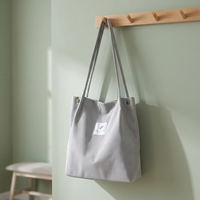 Sac fourre-tout vintage en toile de couleur unie, résistant à l'eau, fermeture à pression magnétique, style minimaliste, jaune vert menthe, voyage toutes saisons