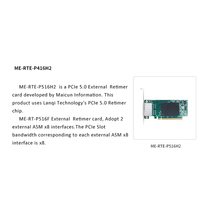 Carte de commutation MIwin PCIe 5.0 X16 vers 2*ASM, pièces informatiques OEM ODM, adaptateur de commutation externe, carte d'extension GPU, fabricant de cartes Ritimer