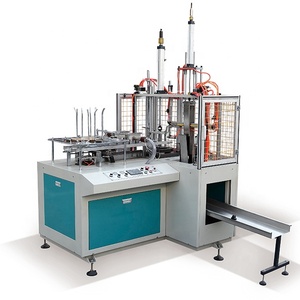 Fully automatic pe coated kraft paper lunch box forming machine with high quality