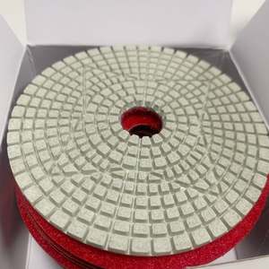 Effizientes 100-mm-3-Stufen-Diamant-Nass-/Trocken-Polierpad für Bodenpolierer und Schleifer für Marmor, Granit, Quarz – Mehrflächen-Polierwerkzeug - Product Image 3