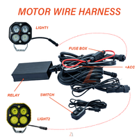 Projecteur de travail auxiliaire LED stroboscopique 12V IP67 80W 24000Lm Zdsf4 avec couvercle blanc/ambre pour 4x4, UTV, ATV 24V