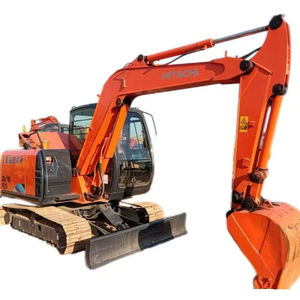 Excavadora de orugas Hitachi ZX60 usada en buenas condiciones almacenada con componentes centrales Motor Bomba PLC - Product Image 1