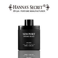 Parfum pour homme HANNA'S SECRET - Parfum fruité longue durée, vaporisateur, style naturel et tendance, flacon en verre de 100 ml