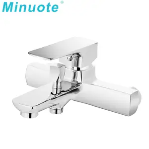 modern brass Single Lever Wall Mounted Bath tub Shower Faucet Mixer Tap