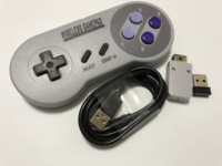 Control Remoto Inalámbrico USB con Bluetooth para Nintendo NES/SNES Mini Classic Android, Control para Consola de Juegos Nintendo Switch