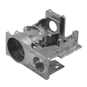 Boîtier principal de compresseur d'air moulé sous pression en alliage d'aluminium, usinage de précision sur mesure, pièces industrielles - Product Image 2
