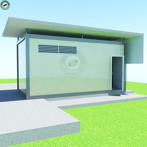 Exhibición de baño con ópticas contenedor ducha habitación comunitaria cuarto de baño conveniencia pública - Product Image 1