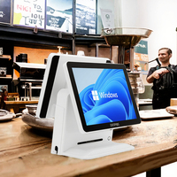 Caisse enregistreuse informatique tactile double écran HD SHANGSHANG CT30-1 avec écran publicitaire, processeur Intel I5/I7, Wi-Fi 6, Bluetooth 5.2