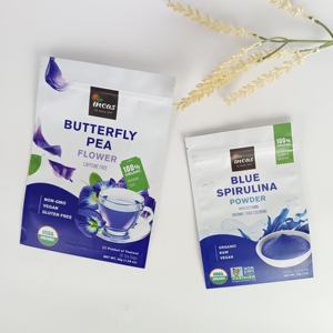 Resealable Ziplock Food Smell Proof Aluminum Foil Plastic Packaging Custom Printing Stand up <b>Pouch</b> for Powder - Product Image 5