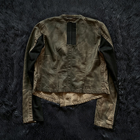Veste en jean déchiré personnalisée pour homme, style hip-hop, écologique, hiver, épaisse, avec empiècements, fabricant sur mesure, usine OEM ODM