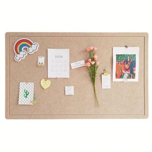 Tablero de Corcho Plegable de Fieltro Loonde, Pequeño, 2'x4', Diseño Bohemio, Autoadhesivo para Paredes, Decoración de Aniversario - Product Image 1
