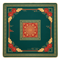 Tapis de Mahjong en Caoutchouc Premium Antidérapant, Tapis de Jeu de Poker Pliable pour Bridge, Échecs et Jeux de Société Familiaux