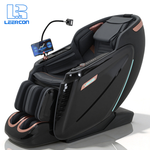 Silla LEERCON 4D AI Track Zero Gravity Reclinable con Control por Voz, Escaneo Térmico de Grafeno, Shiatsu LEK-988M9 Negra, 4 Juegos de Rodillos - Product Image 1