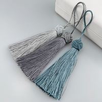 Erkoumi – Nouvelle frange à pompon en polyester blanc de 16 cm, style chinois écologique, pour sac, rideau, coussin, pendentif, accessoires de décoration
