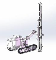 Foreuse géotechnique pour sondage de 180 m de profondeur, équipement de test SPT, machine de forage géologique pour l'échantillonnage des sols