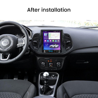 Autoradio MEKEDE 8+128 Go Série TS Système Android Écran IPS pour Jeep Compass 2016-2018 Lecteur DVD Voiture Bluetooth avec GPS