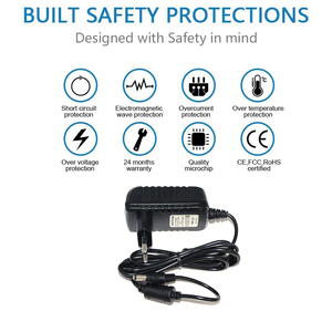 Lcd 2,<span class=keywords><strong>5</strong></span> v bank detachable 12v 1a Set Top box recharger mobile nos Xbox 360 supply 7,2 v Ac dc/dc PSU dc power jack adapter plug - Product Image 3