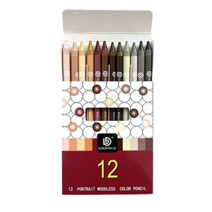 Nouveau Design Crayons <span class=keywords><strong>de</strong></span> couleur à base d'huile sans bois 12 couleurs Full Core Jumbo Lead pour un ensemble <span class=keywords><strong>de</strong></span> crayons <span class=keywords><strong>de</strong></span> couleur pour dessin d'art vibrant - Product Image 5