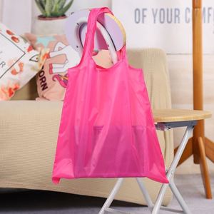 Wholesale Solid Color Foldable Polyester Shopping <b>Tote</b> <b>Bag</b> in Stock Custom Logo - Product Image 3