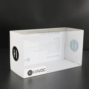 미니 MOQ 명확한 플라스틱 PVC 포장 상자 높은 투명 PET RPET 플라스틱 소매 포장 상자