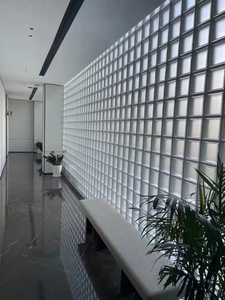 Bloque de Vidrio Transparente con Diseño de Mosaico, Ladrillo de Vidrio Decorativo Moderno para Aplicaciones en Baños y Hoteles - Product Image 3