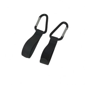 Crochets de poussette pour suspendre sacs et courses, robustes, avec logo personnalisé, en cuir PU, clip pour poussette - Product Image 4