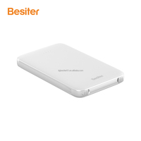 Cargador portátil de alta calidad con cable de 2022 mah, Micro banco de energía tipo C, tamaño mini ultrafino con logotipo personalizado, 5000