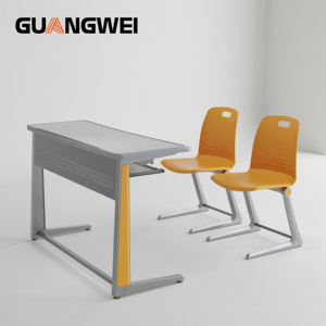 Meubles de classe universitaires durables et écologiques GUANGWEI, bureau et chaise d'étude pour <span class=keywords><strong>étudiant</strong></span>s, <span class=keywords><strong>prix</strong></span> d'usine - Product Image 3