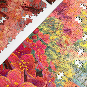 Puzzle en carton personnalisé sur mesure, 500 à 1000 pièces, puzzles de paysages, <span class=keywords><strong>jeu</strong></span> pour adultes - Product Image 2