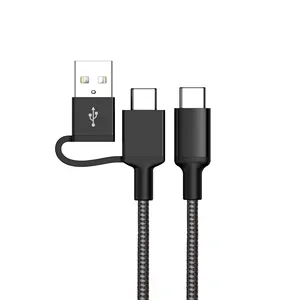 USB Type C Cable PD 18W fast charging wire mobile accessories Type C Cable to USB-C data wire for mobile phone laptop computer