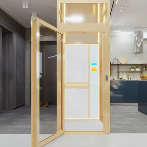 Ascenseur panoramique <span class=keywords><strong>domestique</strong></span> en verre, 3 étages, 4 niveaux, petit ascenseur résidentiel extérieur, ascenseurs pour maison, villa, ascenseur hydraulique - Product Image 2