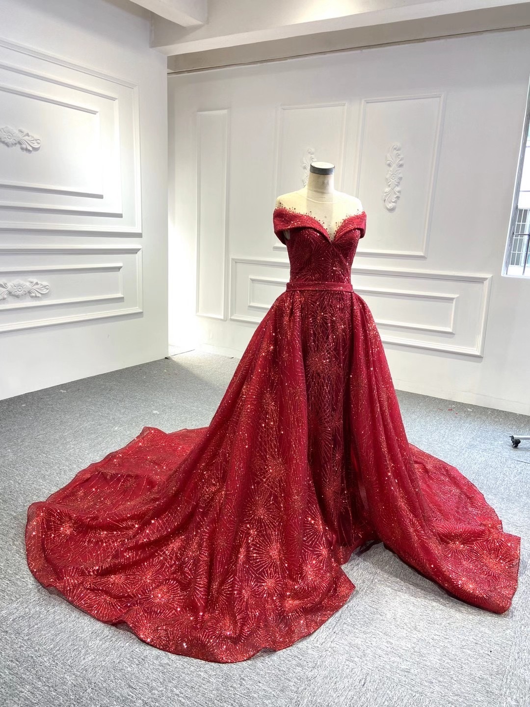 burgundy formal dress Sexy Burgundy Prom Dresses High Slit Simple Satin Formal Evening Dress –  TANYA BRIDAL