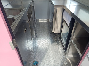 Remolque de comida móvil nuevo camión de comida móvil personalizado redondo de fábrica comercial Industrial con equipo completo - Product Image 6