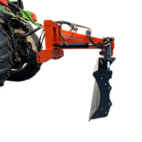 Niveleuse de terrain haute productivité 4m, tractée par tracteur 150 CV, à montage arrière, pour ferme, garantie un an
