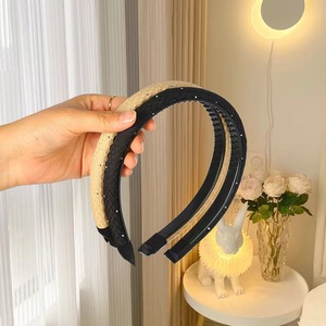Diadema de tela estilo coreano con lazo, colores mixtos, lentejuelas, accesorio para el cabello de regalo para niños - Product Image 4