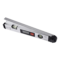 Niveau torpille magnétique professionnel robuste de 23 cm avec lumière LED pour la décoration de bâtiments, plusieurs tailles