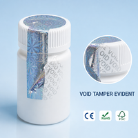 Label Hologram Vial 3D, Laminasi Hologram, Stiker Holografik, Label Hologram Cetak Logo Kustom untuk Kemasan, Dapat Dikustomisasi