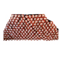 Pas cher prix 2m 1.83m largeur bleu Orange Stocklot PE bâche rouleau Terpal