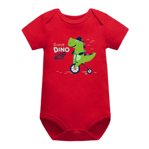 Nouveau-né Triangle Robe Combinaison À Manches Courtes Bébé Ramper Costume en Couleur Unie Conception De Transfert De Chaleur pour Le Commerce Extérieur ODM Fourniture - Product Image 6